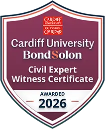 Cardiff University BondSolon - Civil Expert Witness Certificate
